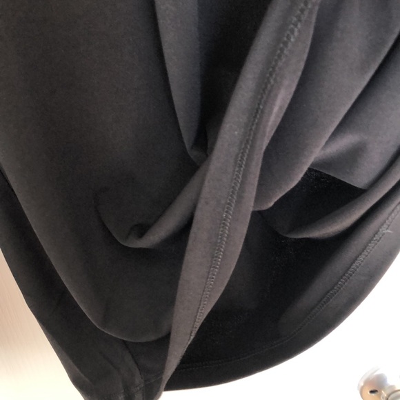 Susan Graver Black Palazzo wide leg pants. Cropped length. Side pockets. Size M - Picture 4 of 8